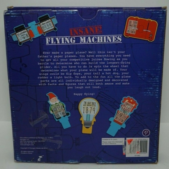 Insane Flying Machines - Parragon Inc. Ages 8+ New - Picture 4 of 5